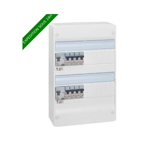 Legrand 093055 Essentiel Spécial Tableau Électrique Équipé pour Logement T1 ou T2, Blanc Legrand 093055 Essentiel Spécial Tableau Électrique Équipé Pour Logement T1 Ou T2, Blanc -LEGRAND Soldes 25863433 1