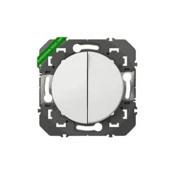 LEGRAND Dooxie Interrupteur Double Va Et Vient Blanc - 600002