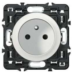 LEGRAND Prise De Courant Standard Français Céliane Complet 16A 250V 2P+T Bornes Auto (067711)