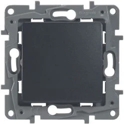 Interrupteur Double Legrand Niloé 2 Directions Anthracite