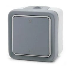 LEGRAND Interrupteur Bipolaire Étanche Aux Projections D’eau Avec Boîtier En Saillie