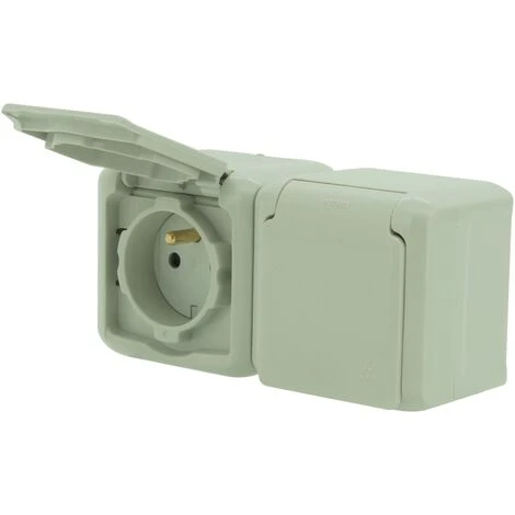 Prise De Courant Legrand Forix Avec Terre En Saillie Double Prise De Courant Legrand Forix Avec Terre En Saillie Double -LEGRAND Soldes 27543519 1