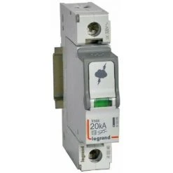 Parafoudre Modulaire 1P Type T2 Imax 20kA/pôle 320V~ - 1 Module LEGRAND 412220