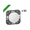 LEGRAND Lot De 50 Interrupteurs Ou Va-et-vient Dooxie 10AX 250V~ Finition Blanc -LEGRAND Soldes 29230707 1