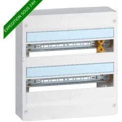 LEGRAND Drivia Tableau électrique Nu 2 Rangées 18 Modules - 401222