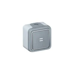 LEGRAND Interrupteur Ou Va-et-vient Lumineux Plexo Complet Apparent - Gris
