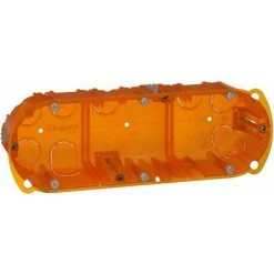 LEGRAND Boîte à Encastrer Batibox Multimatériaux - 3 Postes Profondeur 50mm