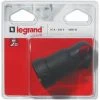 LEGRAND Fiche Femelle Avec Terre Plastique Annela - 16A - Avec Anneau - Blister - Noir