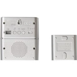 LEGRAND Kit Carillon Radio Sans Fil Sérénité Simple à Piles - Aluminium -LEGRAND Soldes 31642963 2