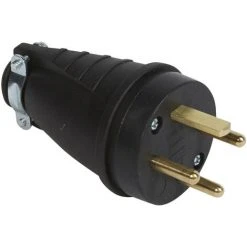 LEGRAND Fiche Mâle Avec Terre - Caoutchouc - 20A - 4 Broches