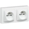 LEGRAND Double Prise De Courant Avec Terre Précâblée Appareillage Saillie - Blanc -LEGRAND Soldes 31642990 1
