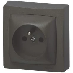 LEGRAND Prise De Courant Avec Terre Appareillage Saillie - Bornes Auto - Marron