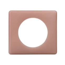 LEGRAND Plaque Céliane - 1 Poste - Vieux Rose