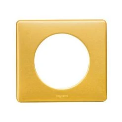 LEGRAND Plaque Céliane - 1 Poste - Laiton