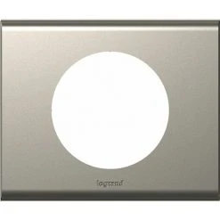 Legrand Celiane Plaque 1 Poste Nickel Velours