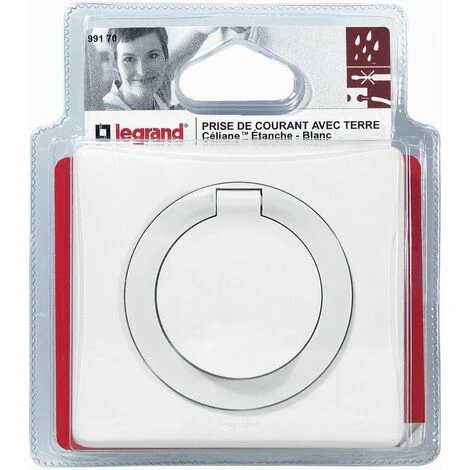 Legrand Celiane prise 2 pôles + terre étanche blanc Legrand Celiane Prise 2 Pôles + Terre étanche Blanc -LEGRAND Soldes 3186760 2