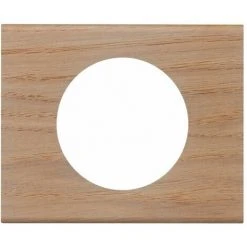 Legrand Celiane Plaque 1 Poste Chêne Blanchi