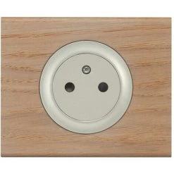 Legrand Celiane Plaque 1 Poste Chêne Blanchi -LEGRAND Soldes 3186897 3