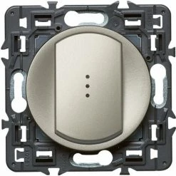 Legrand Celiane Interrupteur Simple Témoin Titane