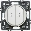 Legrand Celiane Double Interrupteur Témoin Blanc -LEGRAND Soldes 3187428 1