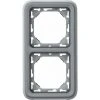 Legrand Plexo Support 2 Postes Vertical Composable Gris -LEGRAND Soldes 3187509 1