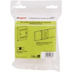Legrand DLP Cadre Mosaic 1 Poste Plinthe