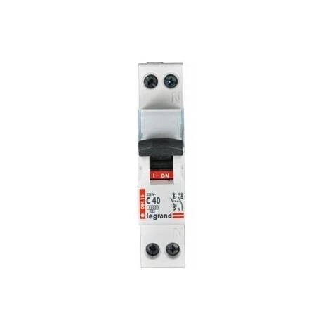 Disjoncteur Legrand 40A courbe C 1 pôle+N 6kA, 1 module Disjoncteur Legrand 40A Courbe C 1 Pôle+N 6kA, 1 Module -LEGRAND Soldes 31886928 1