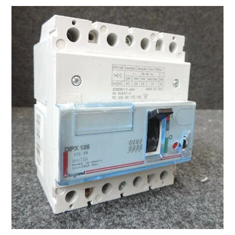 Disjoncteur de puissance 16A 4P 36kA (déclassé sans emballage) tétrapolaire DPX 125 LEGRAND 025058 Disjoncteur De Puissance 16A 4P 36kA (déclassé Sans Emballage) Tétrapolaire DPX 125 LEGRAND 025058 -LEGRAND Soldes 32098712 2