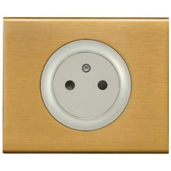 Legrand Celiane Plaque 1 Plaque Bronze Dore -LEGRAND Soldes 3210769 3