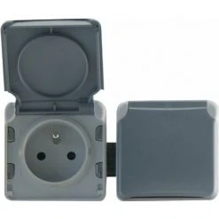 LEGRAND Double Prise De Courant Avec Terre Précâblée + Volet IP 55 Plexo - Hori. - Gris 3 LEGRAND Double Prise De Courant Avec Terre Précâblée + Volet IP 55 Plexo - Hori. - Gris -LEGRAND Soldes 32168911 2