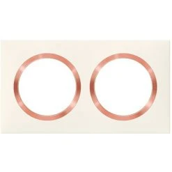 Legrand Plaque Double Dooxie, LEGRAND, Blanc Rose 4 Legrand Plaque Double Dooxie, LEGRAND, Blanc Rose -LEGRAND Soldes 35174789 3