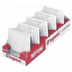 Legrand Lot De 5 Interrupteurs Va-et-vient Neptune, Blanc, LEGRAND -LEGRAND Soldes 35175124 3