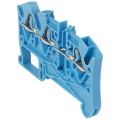 LEGRAND Bloc De Jonction De Passage à Ressort Viking3 Avec 1 Jonction 3 Conducteurs 1 Entrée 2 Sorties Pas 5mm Bleu (037241)