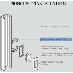 LEGRAND Support 4 Modules Pour Montage D'appareillage Mosaic Dans Colonnes Ou Colonnettes Universelles (653179) 3 LEGRAND Support 4 Modules Pour Montage D'appareillage Mosaic Dans Colonnes Ou Colonnettes Universelles (653179) -LEGRAND Soldes 35815372 2