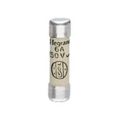 LEGRAND Cartouche Cylindrique Domestique 6,3x23mm Sans Voyant 6A (010306)