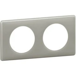 LEGRAND Plaque 2p Gris Perle (098869)