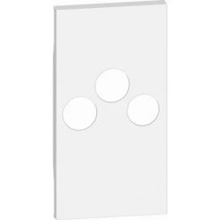 LEGRAND Enjoliveur Living Now Pour Prise TV-R-SAT 2 Modules - Blanc (BTKW26M2)