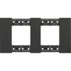 LEGRAND Plaque De Finition Living Now Collection Les Noirs 2x2 Modules Finition Noir (BTKA4802M2KG) -LEGRAND Soldes 36049613 1