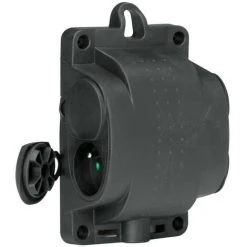 LEGRAND Bloc Multiprise Caoutchouc 4 Prises De Courant 2P+T 16A IP44 IK08 à Sortie Latérale Au Sol Et Anneau De Suspension (050480)