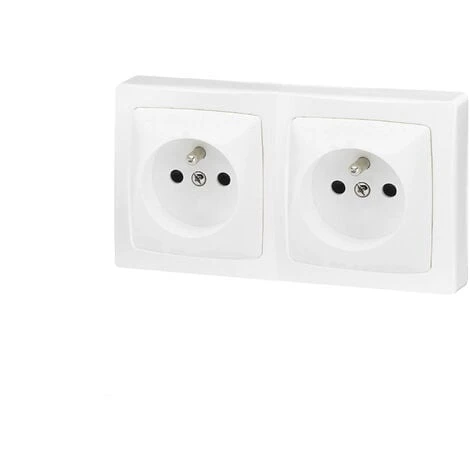 Double prise de courant 16A 2P+T Legrand Otéo complète Double Prise De Courant 16A 2P+T Legrand Otéo Complète -LEGRAND Soldes 36761999 1