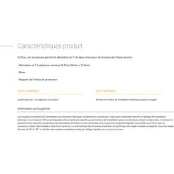 LEGRAND DERIVATION TE POUR MOULURE 20X12 - 30224 -LEGRAND Soldes 37025326 3