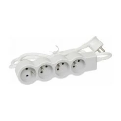 LEGRAND BLOC 4 PRISES+ STD 1,5M B/G - Besoin D'Habitat