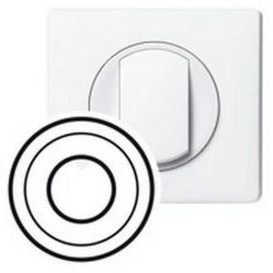 Legrand 068235 - Enjoliveur CÉLIANE - PRISES XLR MÂLE OU FEMELLE - BLANC - BLANC