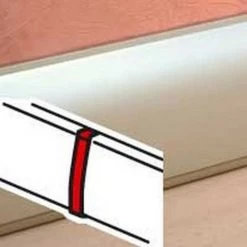 Legrand 019252 - Joints De Couvercle (4) - Pour Plinthe Céliane Finition Titane 112x18 Mm - Gris