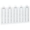 Legrand 39524 - Plaque Repères Bloc Jonction Viking 3 - Lect Horiz - Pas 6 - Chiffres 401 à 500 - Blanc -LEGRAND Soldes 4022231 1