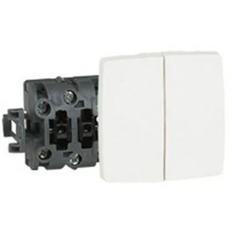 Legrand 86120 - Double va-et-vient appareillage saillie composable - Otéo - blanc Legrand 86120 - Double Va-et-vient Appareillage Saillie Composable - Otéo - Blanc -LEGRAND Soldes 4022646 1