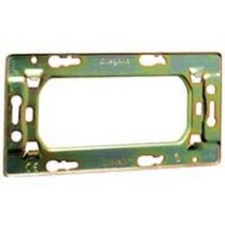 Legrand 074804 - Support à VIS ANCIEN MOSAIC - Pour MONTAGE HORIZONTAL - 4 Modules - BLANC