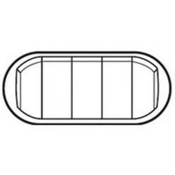 Legrand 68311 - Enjoliveur Céliane - Va-et-vient / Poussoir 5 Cdes Compactes - Titane - Gris