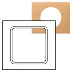 Legrand 69217 - Plaque Céliane - Spéciale - érable - Marron