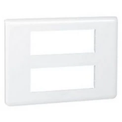 Legrand 078836 - Plaque Mosaic - 2x6 Modules - Blanc - Blanc